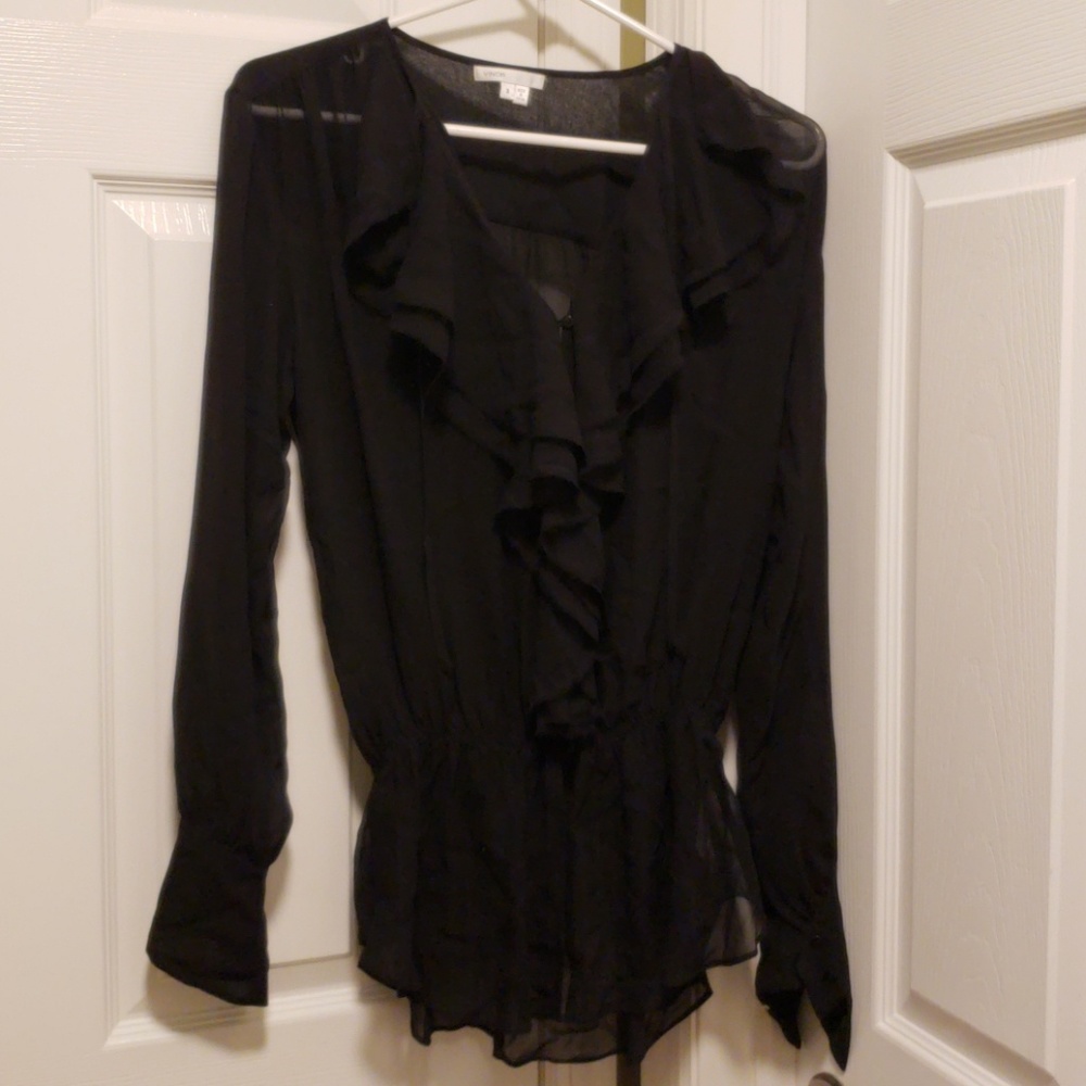 Vince Black Blouse